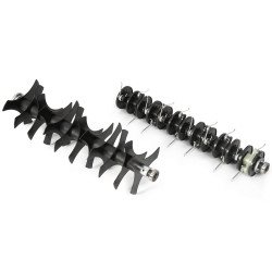 Akumulatora skarifikators DAEWOO DSC 3842Li 42V – 380 mm darba platums, 55 l grozs, 3 vienā, 5 dziļuma pozīcijas, Karkass vai Ko