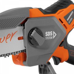 Cordless chainsaw DAEWOO DACS 821Li 21V – 20 cm bar, automatic lubrication, brushless motor, Bare Tool or Set