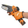 Cordless chainsaw DAEWOO DACS 416Li SET 16V – 10 cm bar, 2 batteries, bag, lightweight garden saw