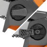 Akumulatora ķēdes zāģis DAEWOO DACS 416Li SET 16V – 10 cm sliede, 2 akumulatori, soma, viegls dārza zāģis
