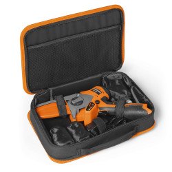 Аккумуляторная цепная пила DAEWOO DACS 416Li SET 16 В – шина 10 см, 2 аккумулятора, сумка, лёгкая садовая пила