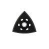 Delta sanding pad for multi tool with Velcro surface for abrasive sheets, STARLOCK mount, ABRABORO