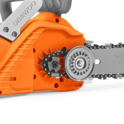 Electric chainsaw DAEWOO DACS 2700E 2400W – 45 cm bar, SDS tensioning, metal sprocket, 62 links