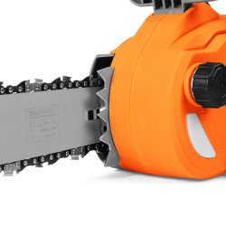 Elektriskais ķēdes zāģis DAEWOO DACS 2700E 2400W – 45 cm sliede, SDS spriegošana, metāla zobrats, 62 saites