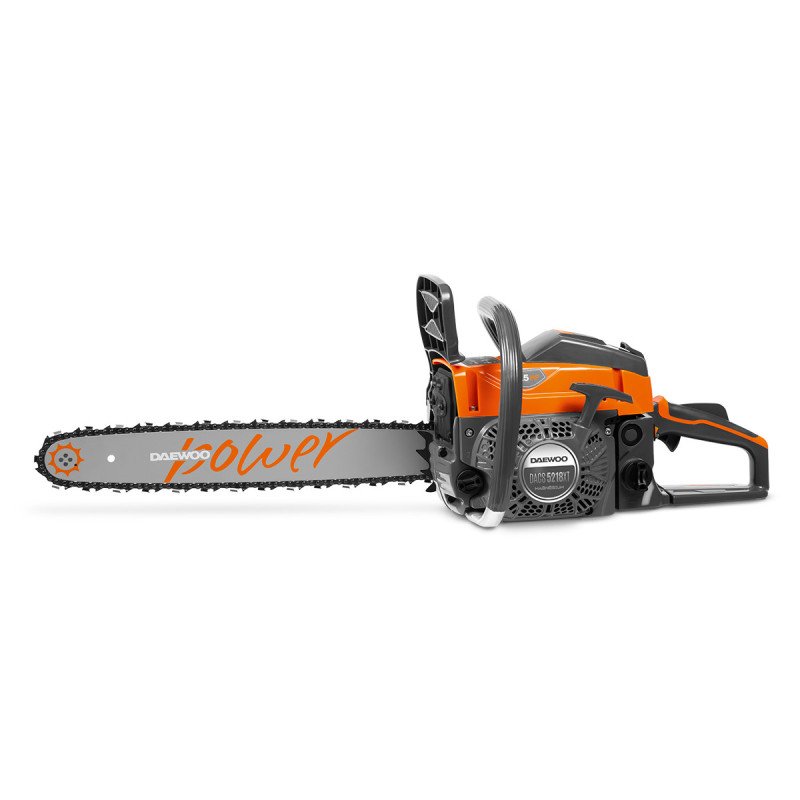 Petrol chainsaw DAEWOO DACS 5218XT – 51.5 cm3 engine, 45 cm bar, 0.325 chain, magnesium housing