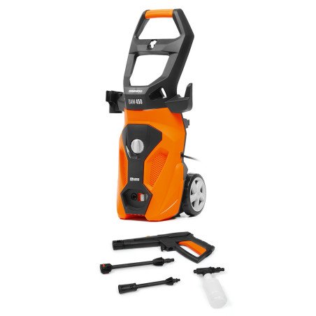 Augstspiediena mazgātājs DAEWOO DAW 450 1800W – 140 bar, 420 l/h, alumīnija sūknis, putu ģenerators