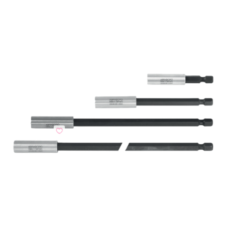 Magnetic bit holders 58/100/150/200 mm, 1/4" drive, steel, ABRABORO