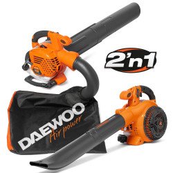 Lapu pūtējs - sūcējs DAEWOO DABL 270 – 1.1 ZS, 720 m3/h, 70 m/s, 13:1 smalcināšana