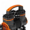 Oil-free compressor DAEWOO DAC 180S 0.9 kW, 170 l/min, 8 bar, 8 l tank, 2 cylinders, brushless motor, low noise, IP21, 1/4 inch