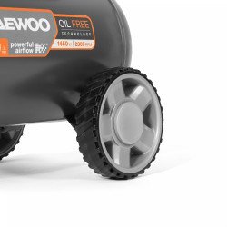 Безмасляный компрессор DAEWOO DAC 240S 1,45 кВт 250 л/мин 8 бар 24 л, 2 цилиндра, безщёточный двигатель, 2 быстросъёма, низкий ш