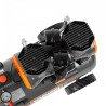 Безмасляный компрессор DAEWOO DAC 240S 1,45 кВт 250 л/мин 8 бар 24 л, 2 цилиндра, безщёточный двигатель, 2 быстросъёма, низкий ш