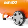 Gaisa kompresors DAEWOO DAC 50D 1,5 kW 169 l/min 8 bar 50 l resīvers, 2 manometri, 2 savienotāji, 230 V, riteņi, eļļas kontroles