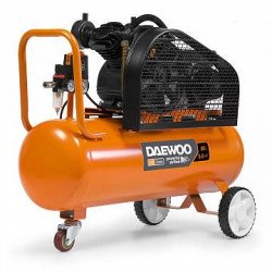 Air compressor DAEWOO DAC 90B 2.2 kW 305 l/min 8 bar 90 l tank, belt drive, 2 cylinders, IP44, water separator