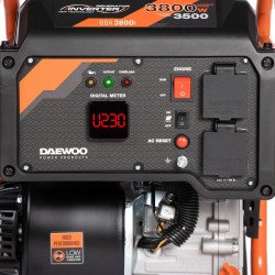Inverter petrol generator DAEWOO GDA 3800i 3.8 kW 230 V, 3.5 kW rated power, 223 cm3, 8 l tank, copper winding