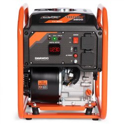 Inverter petrol generator DAEWOO GDA 3800i 3.8 kW 230 V, 3.5 kW rated power, 223 cm3, 8 l tank, copper winding