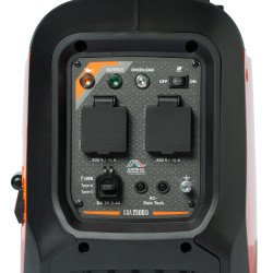 Inverter petrol generator DAEWOO GDA 2500Si 2.0 kW 230 V, 1.8 kW rated power, USB 5 V, 4 l tank, copper winding