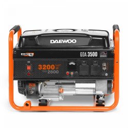 Petrol generator DAEWOO GDA 3500 3.2 kW 230 V, 2.8 kW rated power, AVR, 18 l tank, copper winding, voltmeter