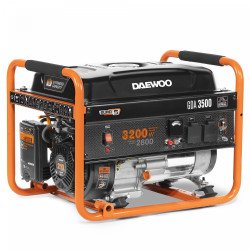 Бензиновый генератор DAEWOO GDA 3500 3,2 кВт 230 В, номинал 2,8 кВт, AVR, бак 18 л, медная обмотка