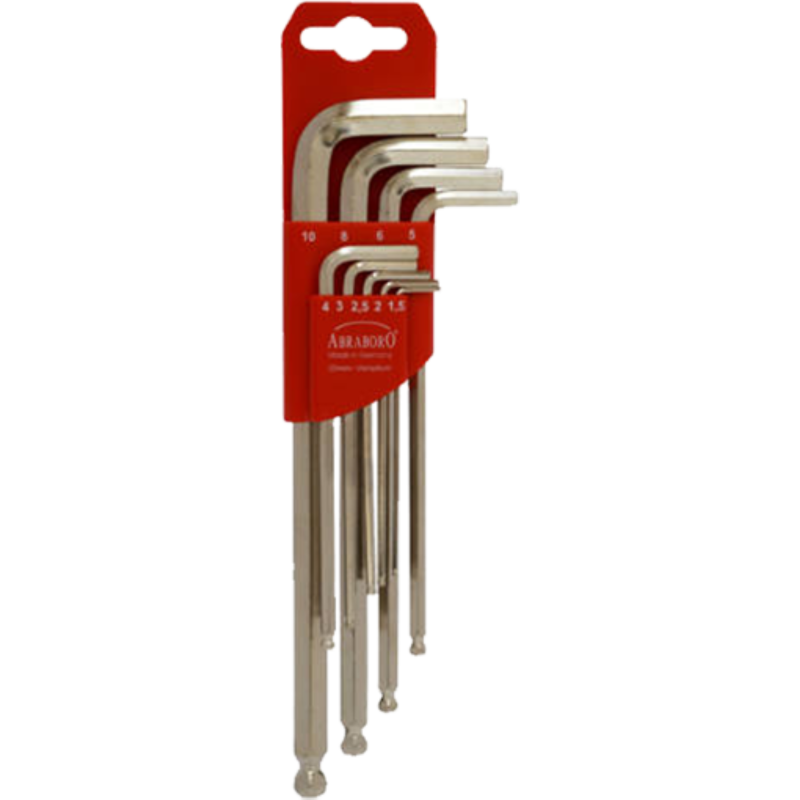 Набор шестигранников Ball Head 1.5–10 mm — 9 шт