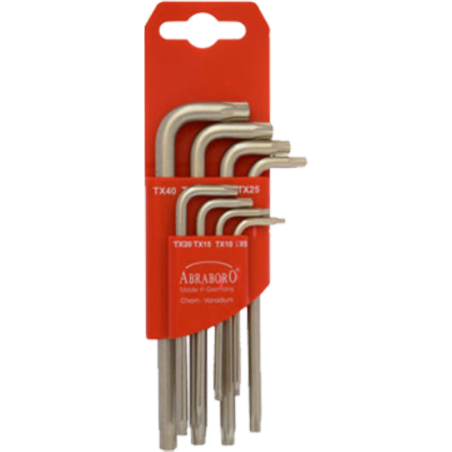 Набор Torx L-ключей длинных — 8 шт