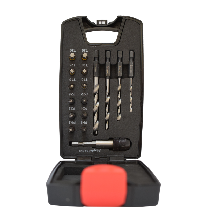 17 pcs Wood Drill and Bit Set – Versatile and Precise 17 pcs Wood Drill and Bit Set – Versatile and Precise