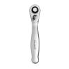 Sprūdrats ar 1/4" piedziņu, 90 mm nerūsējošā tērauda korpuss, kompakts dizains, ABRABORO