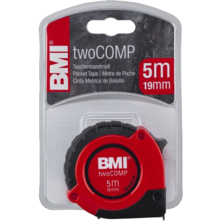 BMI 472 Pocket Tape Measure – Precise and Durable Two-Component Tape