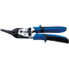 Skārda šķēres taisnam un kreisajam griezumam, 260 mm, rūdīti tērauda asmeņi ar ergonomiskiem BGS rokturiem