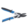 Tin snips for straight and right cuts, 260 mm, hardened steel blades with ergonomic non-slip BGS handles