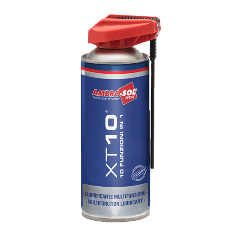 Multifunkcionāla smērviela un atbrīvojošs līdzeklis XT-10, aerosols 400 ml, pret koroziju un mehānismu eļļošanai