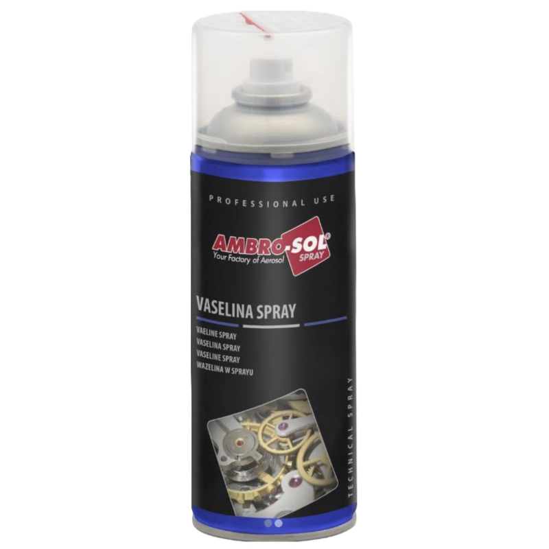 Vazelīna aerosols 400 ml, Ambro-Sol, mehānismu aizsardzībai un eļļošanai
