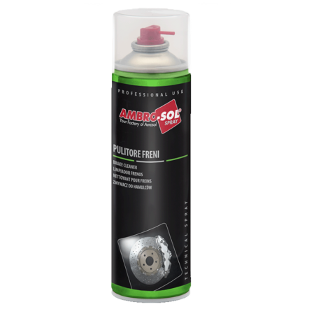 Bremžu tīrītājs aerosols, 600 ml, ātri žūstošs, noņem eļļu un taukus, diskiem, suportiem un metāla detaļām