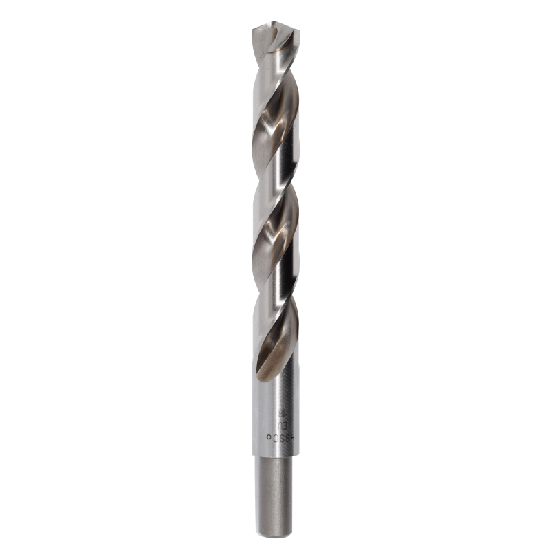Metāla urbis cietiem metāliem, HSS-Co ar 5% kobaltu, krustslīpēts uzgalis, sašaurināts kāts 12,7mm