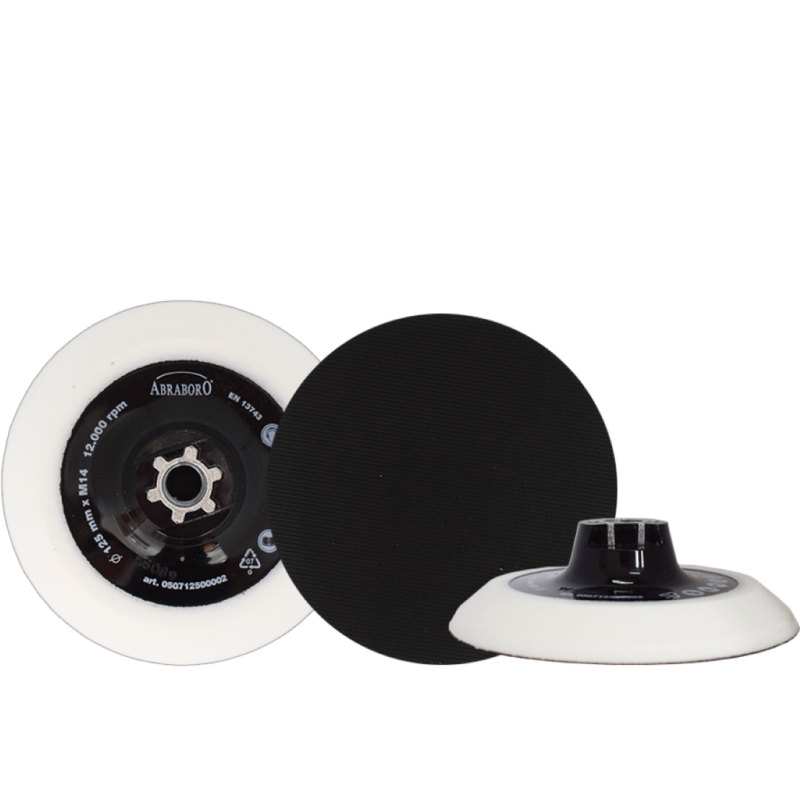 Velcro sanding pad with foam layer, M14 thread, for curved surfaces and polishing