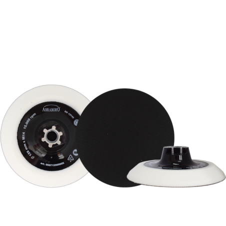 Velcro sanding pad with foam layer, M14 thread, for curved surfaces and polishing