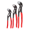 Ūdenssūkņa knaibles ar rūdītiem zobiem un regulēšanas pogu, KNIPEX Cobra