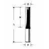 Фреза прямая plunge TCT, хвостовик 8 mm