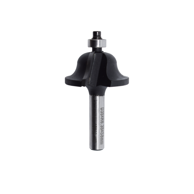 Roman ogee router bit, type A, with bearing, TCT, 8 mm shank, for wood and laminate