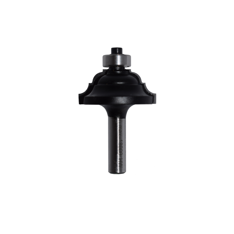 Romiešu stila velvējuma frēze, tips B, ar gultni, TCT, 8 mm kāts, kokam un laminātam