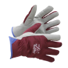 Winter work gloves, synthetic leather (Macrolite), insulated, reinforced palm and fingers, for cold outdoor tasks