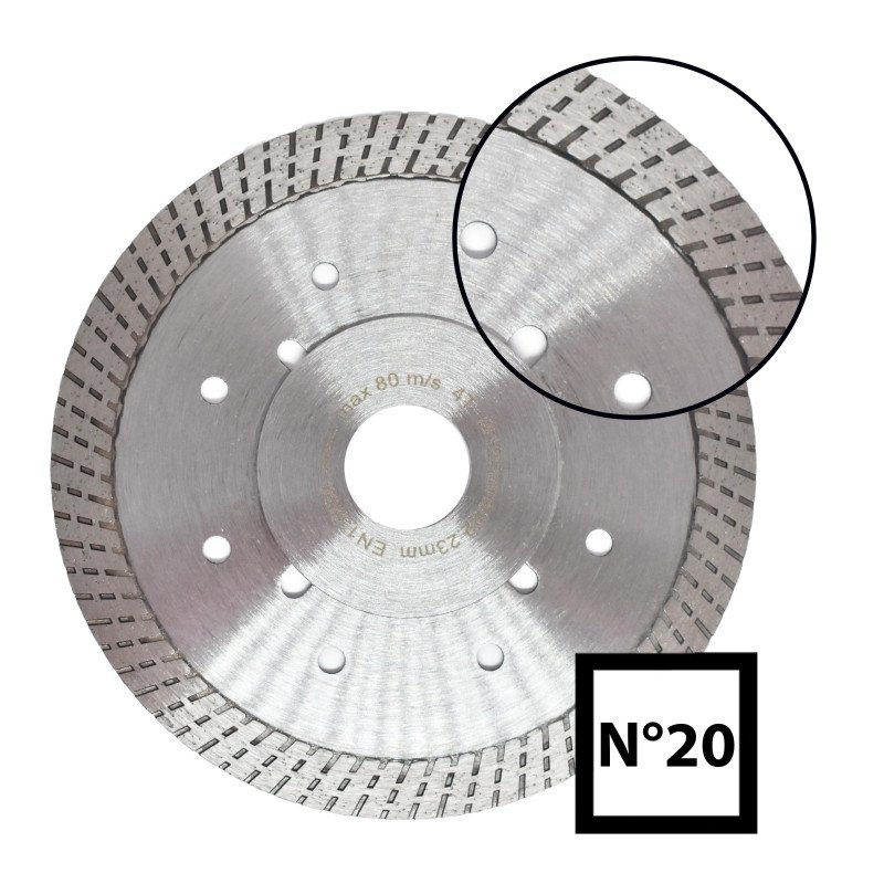 Dimanta disks keramikai Nr. 20 ABRABORO® – ātra un precīza griešana. Алмазный диск для кафеля