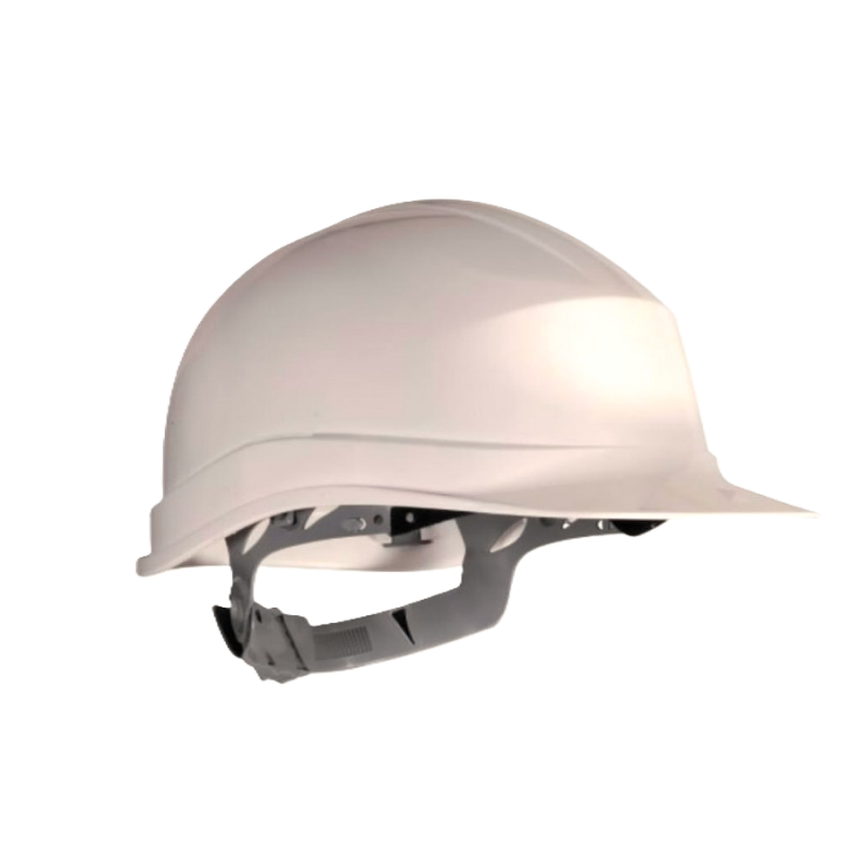 Balta aizsargķivere Delta Plus ZIRCON ar regulējamu izmēru un elektrisko izolāciju līdz 1000 V