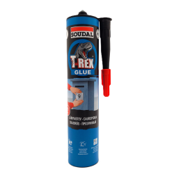 Construction adhesive for bonding, transparent, solvent-free, SOUDAL T-Rex 310g