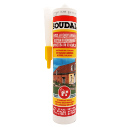 Neitrāls silikona hermētiķis, 280 ml, UV un laikapstākļu izturīgs, būvniecībai un renovācijai