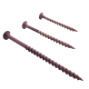 Drywall screw with coarse thread and bugle head for wood frame fastening, phosphated steel