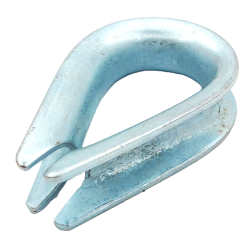 Коуш для троса DIN 6899, цинк 3–16 mm