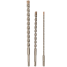 SDS Plus urbis ar 4 griešanas asmeņiem, Twinmax 3D spirāle, betonam un granītam, ABRABORO FORTY