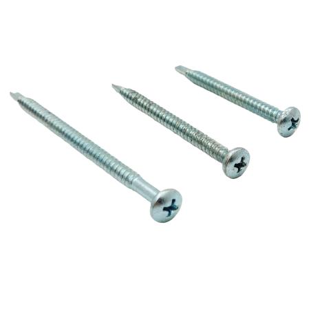 Self-drilling screw with pan head, zinc-plated steel, for metal fastening, DIN 7504N
