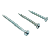 Self-drilling screw with pan head, zinc-plated steel, for metal fastening, DIN 7504N