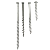 Concrete screw with countersunk head, special thread for aerated concrete, zinc-plated steel